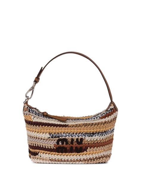 miu miu multicolor bag|miu miu crochet bag.